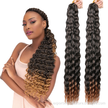 Ombre Wholesale Synthetic Arel Braiding Hair High Quality Easy Extension Arel Braiding Jumbo Expression Ultra Spiral